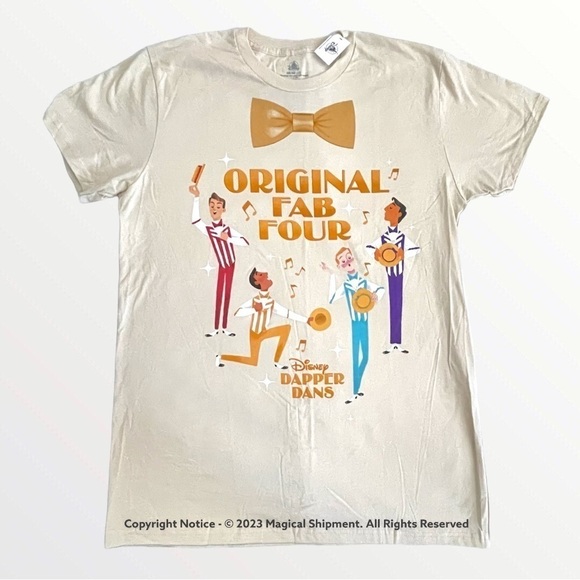 Disney Parks - Dapper Dans - The Original Fab Four Shirt for Adults - Picture 1 of 3